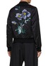 Back View - Click To Enlarge - DRIES VAN NOTEN - FLOWER BEADING EMBROIDERY BOMBER JACKET