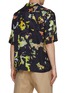 Back View - Click To Enlarge - DRIES VAN NOTEN - COLORED PRINT ON JACQUARD LOOSE FIT HAWAIAN SHIRT