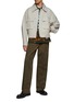 Figure View - Click To Enlarge - DRIES VAN NOTEN - ‘PINE’ OVERDYE EFFECT RELAXED FIT STRAIGHT LEG JEANS