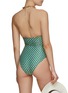 Back View - Click To Enlarge - PEONY - ‘HOLIDAY’ FLOWER MOTIF ONE PIECE SWIMSUIT