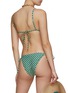 Back View - Click To Enlarge - PEONY - FLOWER MOTIF BIKINI TOP AND BOTTOM
