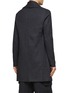 Back View - Click To Enlarge - ATTACHMENT - DOUBLE FACE LONGLINE TECHWOOL STOLE CARDIGAN
