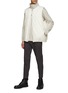 Figure View - Click To Enlarge - ATTACHMENT - SIDE ZIP POCKET DRAWSTRING TAPERED STRETCH EASY PANTS
