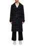 Main View - Click To Enlarge - ATTACHMENT - WAIST BELT SPLASHED TWEED COAT