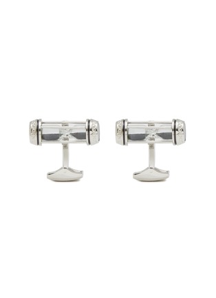 Main View - Click To Enlarge - TATEOSSIAN - SAND TIMER RHODIUM PLATED BASE METAL CUFFLINKS