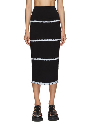 Main View - Click To Enlarge - ELECTRIC & ROSE - ‘Simone’ Halo Tie Dye Midi Skirt