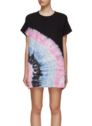 Main View - Click To Enlarge - ELECTRIC & ROSE - ‘Coco’ Beam Tie Dye Oversized T-Shirt
