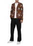 Figure View - Click To Enlarge - AMIRI - x Wes Lang All Over Skull Pattern Wool Knit Cardigan