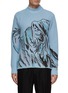 Main View - Click To Enlarge - AMIRI - x Wes Lang Reaper Embroidery Wool Blend Jumper