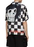 Back View - Click To Enlarge - AMIRI - X WES LANG GRAPHIC PRINT CHEQUERED SILK TWILL BOWLING SHIRT