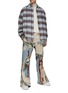 AMIRI - x Wes Lang 'Blood 38' Cotton Tapestry Jacquard Flared Pants