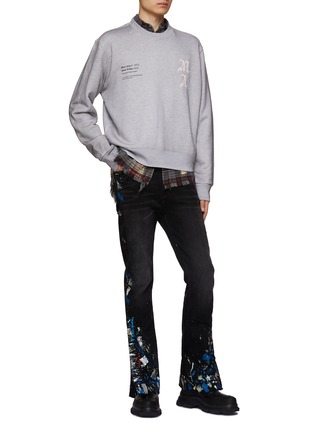 Figure View - Click To Enlarge - AMIRI - X WES LANG ‘SOLAR KINGS’ GRAPHIC PRINT CREWNECK SWEATSHIRT