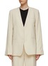 Main View - Click To Enlarge - TOTEME - COLLARLESS SUIT BLAZER