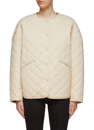 Main View - Click To Enlarge - TOTÊME - QUILTED CANVAS COTTON JACKET