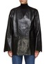 Main View - Click To Enlarge - TOTEME - DOUBLE-BREASTED CROC-EMBOSSED LEATHER BLAZER