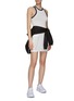 Figure View - Click To Enlarge - SPLITS59 - Contrasting Trim Sleeveless Mini Tennis Dress