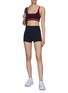 Figure View - Click To Enlarge - SPLITS59 - ‘Steffi' Side Stripe High Waist Shorts