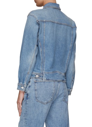 Back View - Click To Enlarge - MOTHER - ‘THE BACK ROAD’ PATCH DETAIL DENIM JACKET