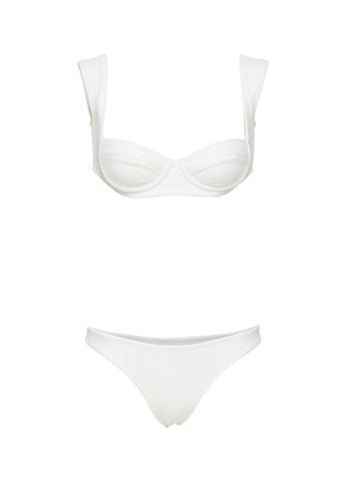 Main View - Click To Enlarge - TROPIC OF C - ‘SOUTH PACIFIC’ TEXTURED SWIMSUIT TOP AND BOTTOM