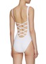 Back View - Click To Enlarge - NORMA KAMALI - ‘Low Back X Mio' Scoop Neck Low Lattice Back Swimsuit