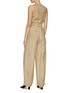Back View - Click To Enlarge - AERON - ‘LOIRE’ BUTTON DETAIL SLEEVELESS JUMPSUIT