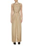 Main View - Click To Enlarge - AERON - ‘LOIRE’ BUTTON DETAIL SLEEVELESS JUMPSUIT