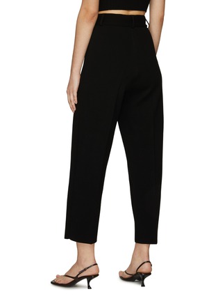 Back View - Click To Enlarge - AERON - ‘Madeleine’ Pleated Knit Cropped Pants
