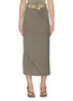 Main View - Click To Enlarge - AERON - ‘AVALON’ BELTED HIGH WAIST MIDI SKIRT