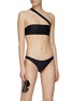 JADE SWIM - ‘Halo’ One-Shoulder Swimsuit Top & Low Waist Swimsuit Bottom