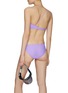 JADE SWIM - ‘Apex’ One-Shoulder Swimsuit Top & ‘Lure’ Full-Coverage Swimsuit Bottom