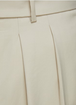  - OFFICINE GÉNÉRALE - ‘Pierre’ Belted Wool Cuffed Leg Pleated Pants