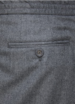  - OFFICINE GÉNÉRALE - ‘DREW’ MID RISE ELASTICATED WAISTBAND TAILORED WOOL PANTS