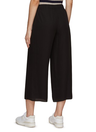 Back View - Click To Enlarge - THEORY - Wide Leg Cropped Pants
