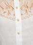  - ZIMMERMANN - ‘Jeannie’ Butterfly Embroidery Linen Blouse