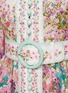  - ZIMMERMANN - ‘Jude’ Belted Floral Print Linen Mini Dress