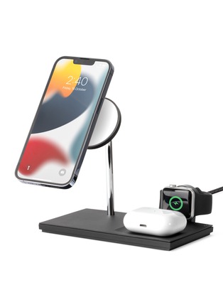 Detail View - Click To Enlarge - NATIVE UNION - Snap 3-In-1 Magnetic Wireless Charger — Black