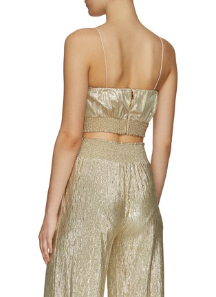 Back View - Click To Enlarge - ALICE & OLIVIA - ‘WENDEE’ CMOSKED WAIST SPAGHETTI STRAP TOP