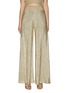 Main View - Click To Enlarge - ALICE & OLIVIA - ‘JANELLA’ SMOCKED WAIST WIDE LEG PANTS