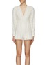 Main View - Click To Enlarge - ALICE & OLIVIA - ‘DARLA’ EMBROIDERY ROMPER