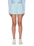 Main View - Click To Enlarge - ALICE & OLIVIA - ‘CONRY’ PLEAT DETAIL CUFFED SHORTS