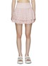 Main View - Click To Enlarge - ALICE & OLIVIA - ‘BETHIE’ SMOCKED TIERED RUFFLE MINI SKIRT