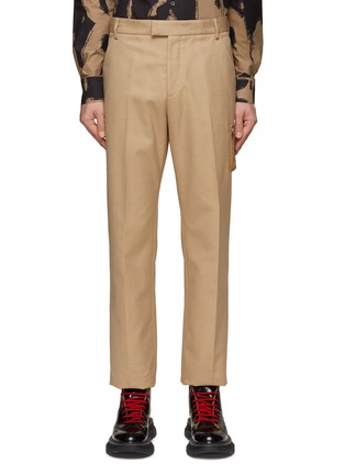 Main View - Click To Enlarge - ALEXANDER MCQUEEN - MA1 POCKET CASUAL COTTON PANTS