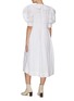 Back View - Click To Enlarge - SEA NEW YORK - ‘ARIA’ PUFF SLEEVE SMOCKED MIDI DRESS