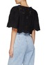 Back View - Click To Enlarge - SEA NEW YORK - ‘KIARA‘ EMBROIDERY FRONT TIE CROP TOP