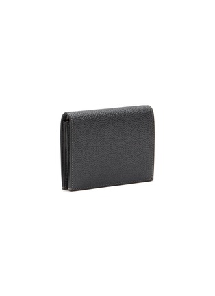 Figure View - Click To Enlarge - THOM BROWNE - LOBSTER PATCH EMBELLISHED PEBBLED LEATHER BIFOLD CARDHOLDER