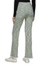 Back View - Click To Enlarge - SIMKHAI - ‘GRAYSON’ COMPACT SPACE DYE ELASTICATED WAISTBAND KNITTED PANTS