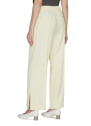 Back View - Click To Enlarge - JIL SANDER - TRACK INSPIRED RELAXED DRAWSTRING GATHERED WAIST PANTS