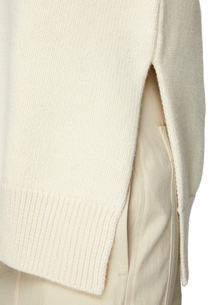 JIL SANDER | CREW NECK SLIT DETAIL KNIT 