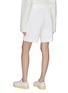 Back View - Click To Enlarge - JIL SANDER - SINGLE PLEAT A-LINE SHORTS