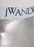  - JW ANDERSON - Logo Elastic Waist Metallic Leggings